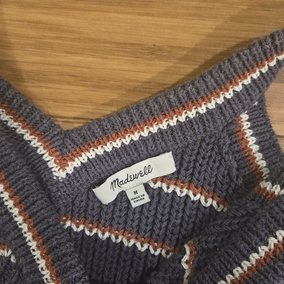 NWOT Madewell Striped Knit Tank - Picture 2 of 5